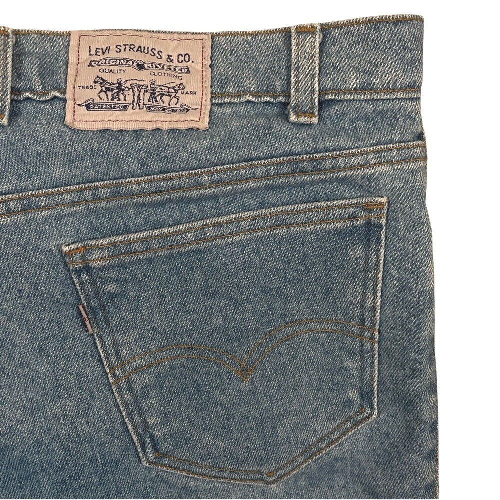 Levi's 865 Vintage 90's USA Made Lightwash Denim Pants Relaxed Fit Mens 44x30